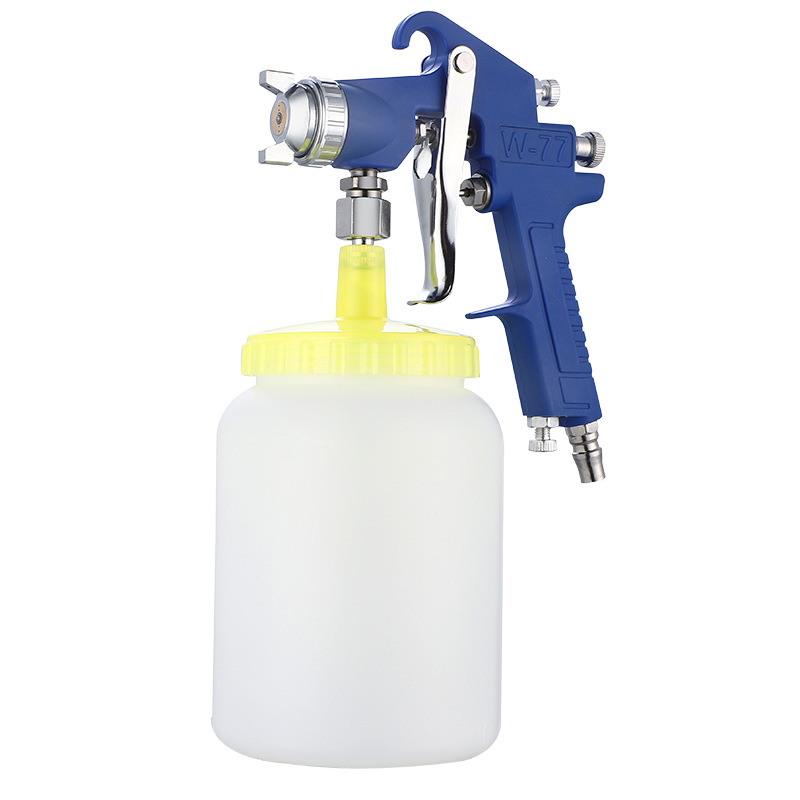 W-77 Air Spray Pun 2.0/2.5/3.0 мм Насадка OEM Фабрика пластиковый металл Высокоэффективная распыляющая пневматическая лакокрасочная инструменты для автомобиля и мебели